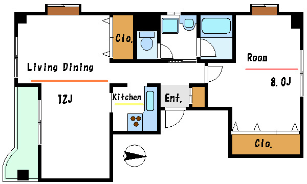 ＭＫハイツ木場  間取り図