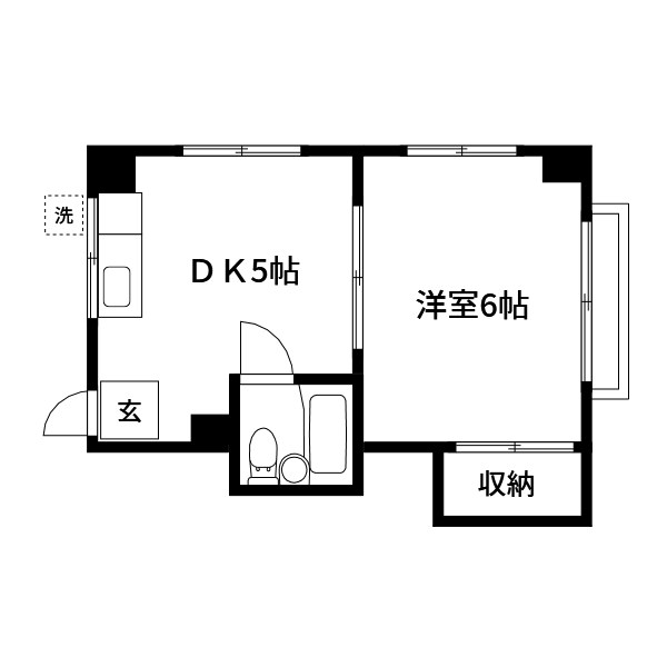 グリーンマンション 間取り図