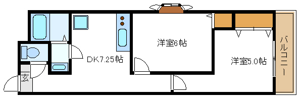 ハイツローザリィ 間取り