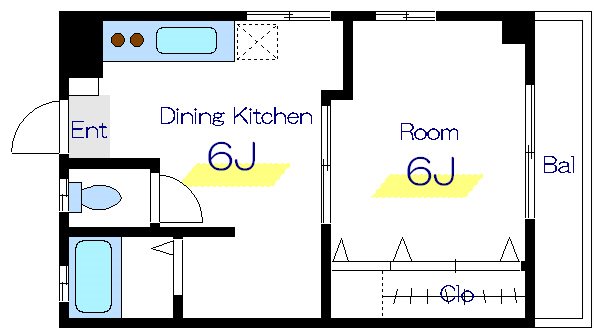 森マンション 間取り図