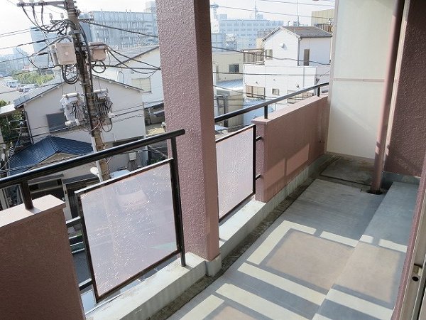 神谷マンション ベランダ