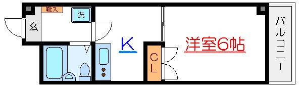 アイパレス西大島 間取り図
