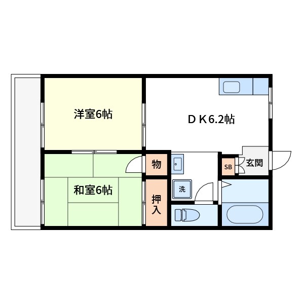 メゾン　エスポワール 間取り