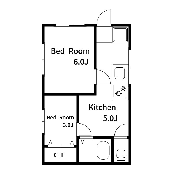 北砂ハウス 間取り図