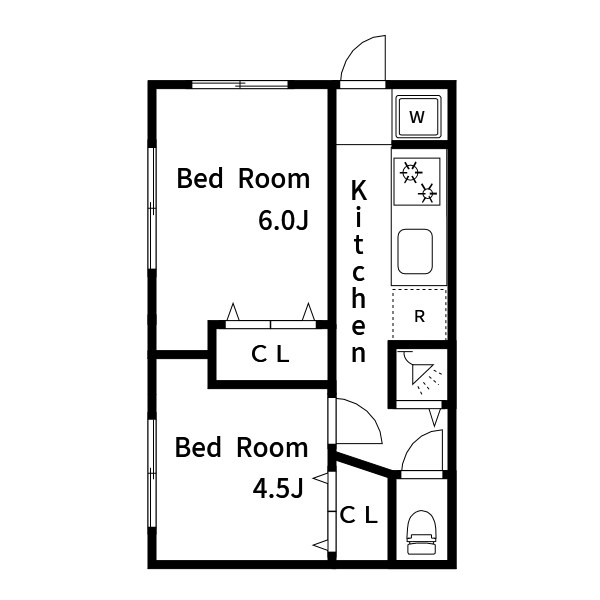 北砂ハウス 間取り図