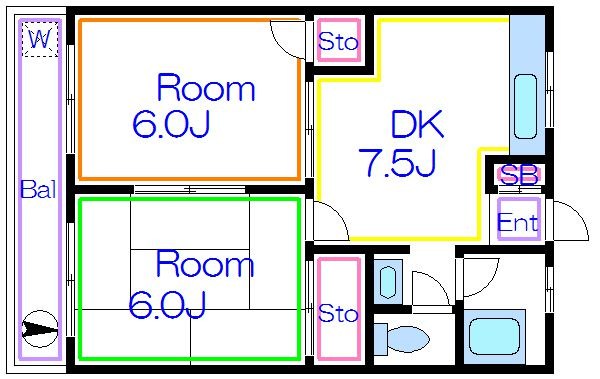 ダコタハイツ 間取り
