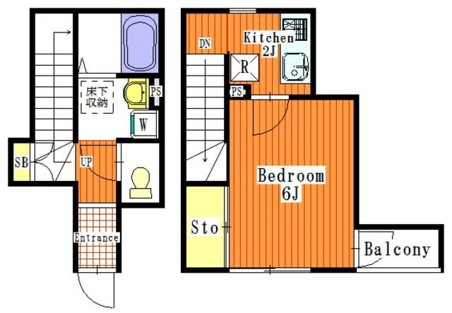 ネオコーポフロラⅠ 間取り図