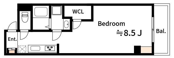 岩瀬第二ビル 間取り図