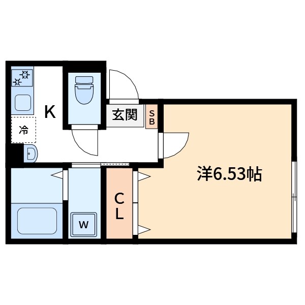 MQuarto一之江 間取り