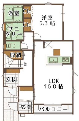 ルーツ20番館 間取り