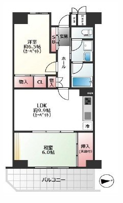 イーストヒル町屋  間取り