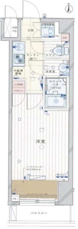 ルーブル亀戸  間取り図