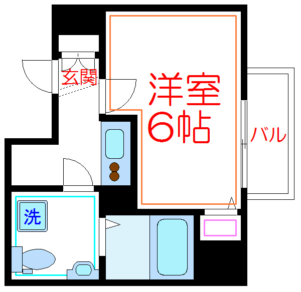 プレセダンヒルズ北千住Ⅱ  間取り