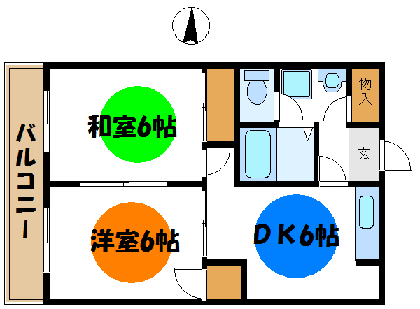ビューハイム  間取り