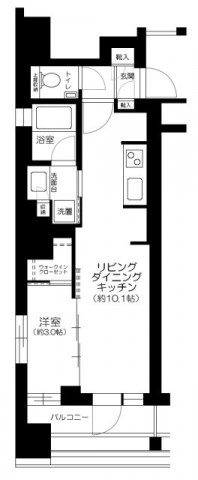 ピアース銀座レジデンス 間取り