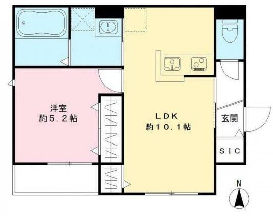 RIO　HIERRO 101号室 間取り