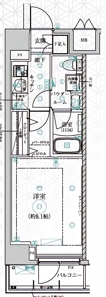 REALIZE千住大橋 間取り
