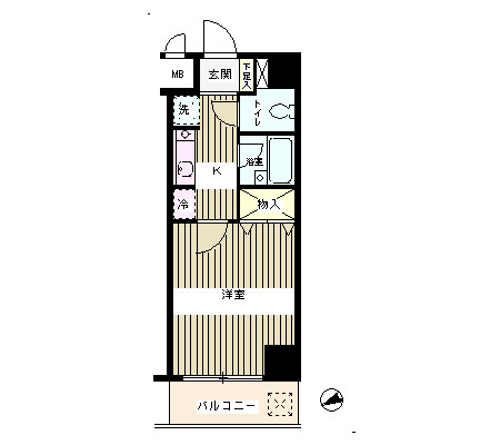 グラン・パアレ2 306号室 間取り