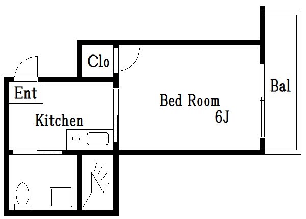 レルム東駒形 203号室 間取り