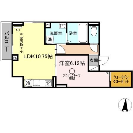 アヴァンス梅田 間取り図