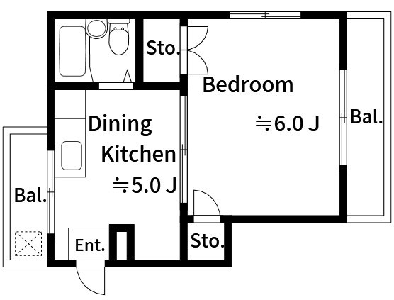 コーポ石井 間取り図