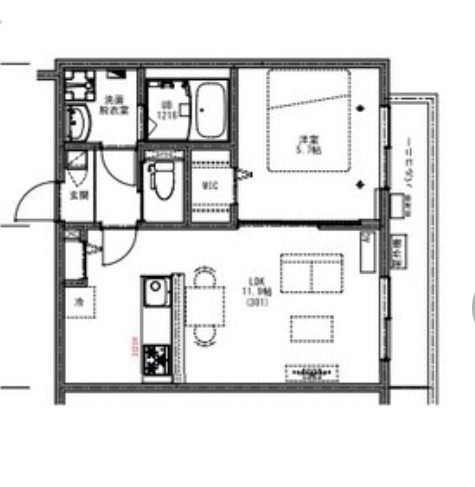 KEIAI　RESIDENCE　梅島 間取り