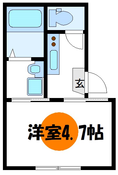 ルナシャトー平井  間取り図