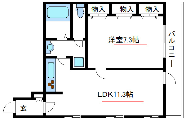 三好屋南小岩ビル  間取り図