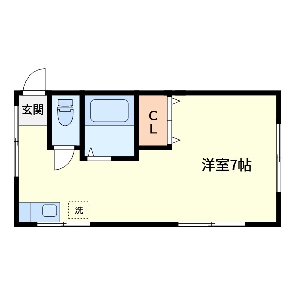 石垣コーポ 間取り図