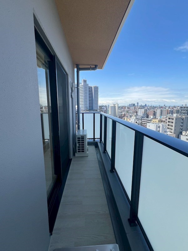 アジールコート町屋 ベランダ