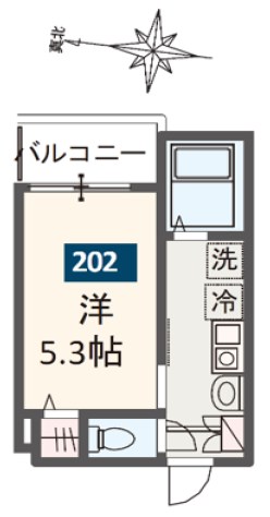 MELDIA南行徳 間取り図