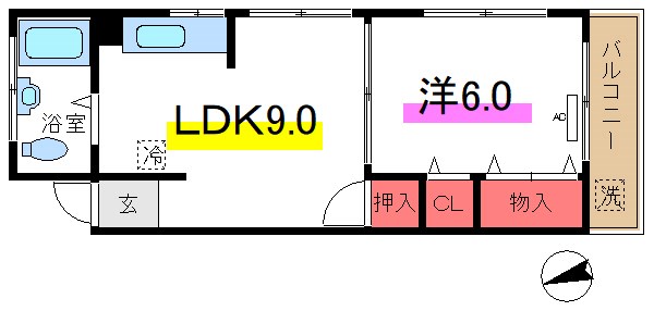 ハイネス大平  間取り