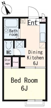 ルピナスB 間取り図