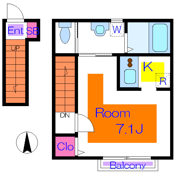 ノーススクエア  間取り図