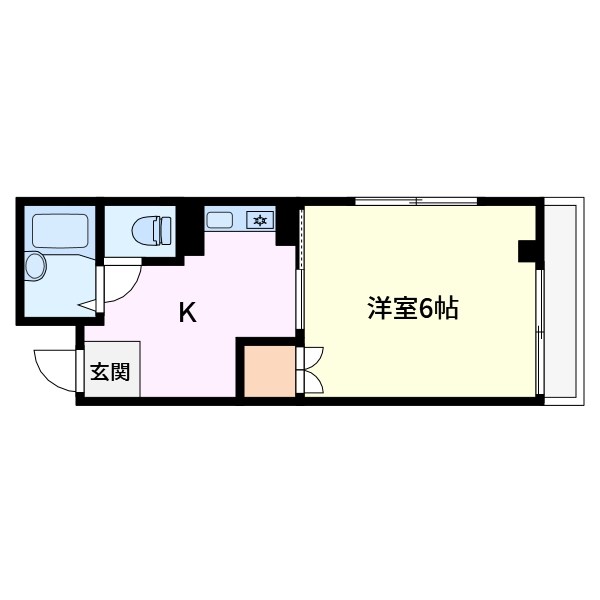 サイクルハイツ２ 間取り図