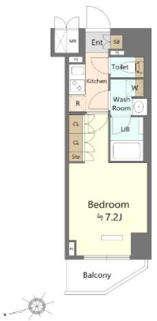 ルーブル南砂町  間取り図