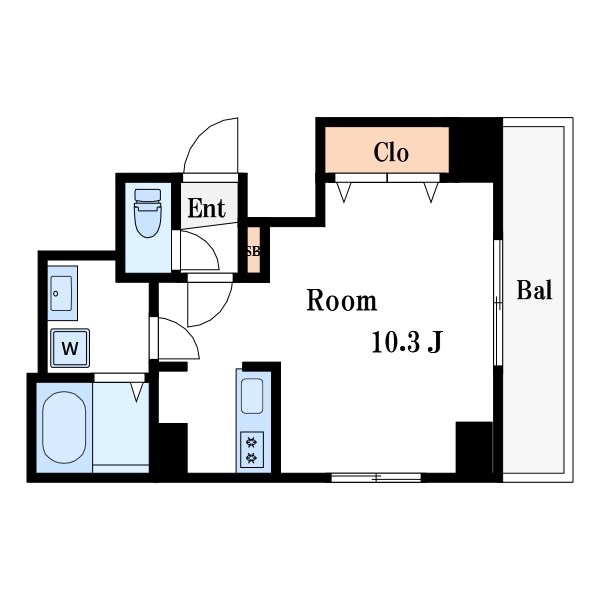 エステラスワン 間取り図