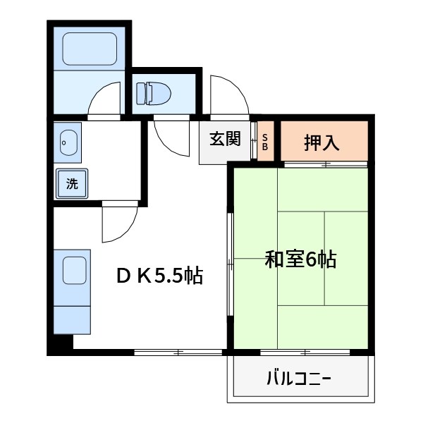 レジデンスこうだ 間取り図