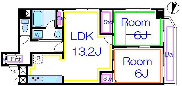 第三宝マンション 間取り図