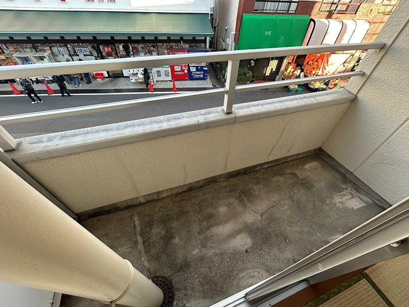 鹿骨センターハイツ ベランダ