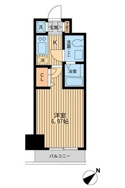 エコロジー潮見レジデンス   間取り図