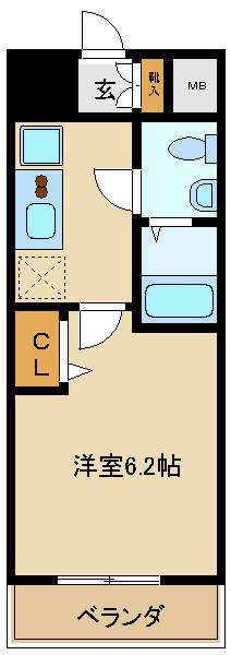 エコロジー潮見レジデンス   間取り図
