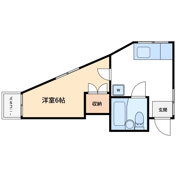 福山アパート 間取り