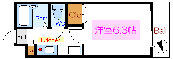 クァイエット平井  間取り図