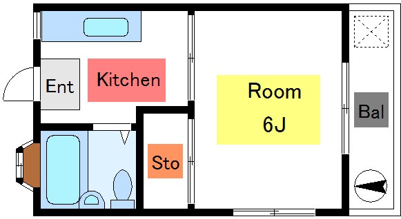 金岡マンション 間取り図