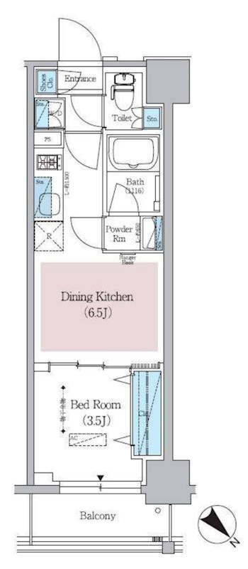 アーバネックス日本橋横山町 間取り