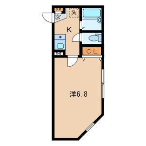 Pontd´OrⅡ（ﾎﾟﾝﾄﾞ-ﾙﾂ-） 間取り