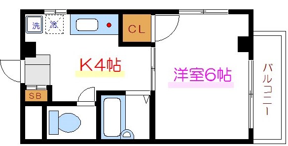 シャルマンモリタⅡ 間取り