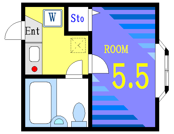 サニーコート北葛西Ⅱ 103号室 間取り