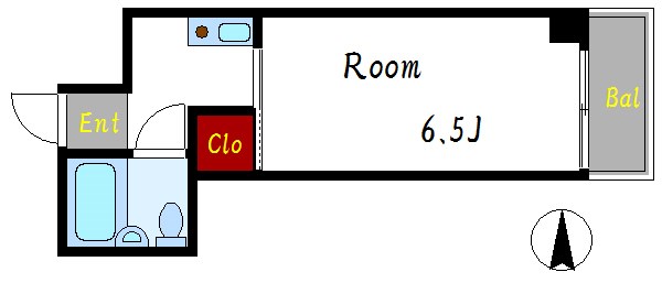 東陽レンタカービル 507号室 間取り